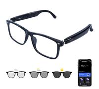 AI Smart Glasses Polarised Audio Sunglasses with Speaker Translation Glasses 164 Languages Open Ear Sound Mic Blue Light Glass UV Protection Outdoor Glass for Men and Women