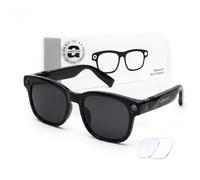 AI Smart Glasses with Camera, 8MP HD Bluetooth Camera Glasses for Women Men
