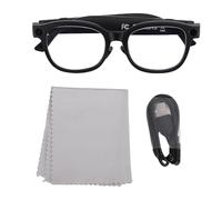 AI Smart Glasses with Camera, 8MP HD Camera 1080P Video Recording Anti Shake Technology Real Time Translation AI Conversation Voice Helper, with Built in Speakers and Adaptive