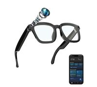 AI Smart Glasses with Camera for Men & Women, 8MP HD for Photos & Videos, Hand-Free Vlog Recording, Real Time Translation, Powered by ChatGPT, Open-Ear Bluetooth Audio for Travel Outdoor, Pet & Kid