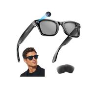 AI Smart Glasses with Camera,Photo Capture &4k Video Recording Glasses,Real-Time Translation, Open-Ear Audio, Object Recognition,Camera Sunglasses with AI Assistant for Vlogging, Travel, Running