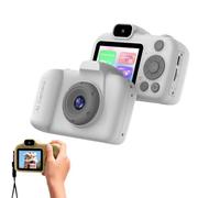 AI Smart Learning Camera for Kids,Educational Toy with Dual Cameras, Support Voice Interaction & Real-Time Q&A,Expansive Knowledge Base, (White 32G memory card)