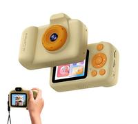 AI Smart Learning Camera for Kids,Educational Toy with Dual Cameras, Support Voice Interaction & Real-Time Q&A,Expansive Knowledge Base, (Yellow)