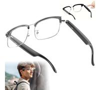 Ai Smart Translator Glasses (Supports 144 Languages), Anti Blue Light - 6h Battery Life + Take a Photo/Offline Translation, Built-in Mic & Speakers,Black