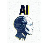 AI Soft Cover Composition Notebook: 8.5x11 College Ruled Journal | 120 Pages Lined Pages Notebook for Students & Tech-Inspired