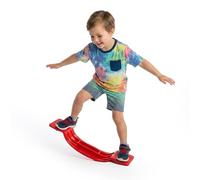 AI SPORTS Balance Board - Wiggle Walker Wobble Board for Balance & Coordination - Indoor & Outdoor Exercise Toy with Anti-Slip Foot Pads (1, Red)