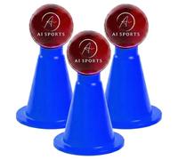 AI SPORTS Cricket Accessories Batting Tee - Durable Flexible Plastic Coaching Aid for Cricket Training, Perfect for Coaches & Players