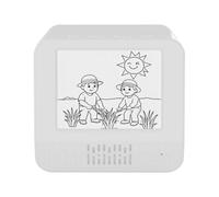 AI Sticker Maker Machine for Kids, Voice-to-Image Mini Thermal Printer, Smart Portable Inkless Sticker Printer for DIY Crafts, Toy Gift for 3-12 Year Old Boys Girls Birthday Christmas (White)