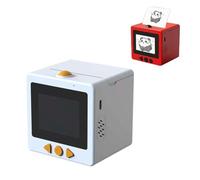 AI Sticker Maker Machine For Kids, Voice-to-Image Mini Thermal Printer, Smart Sticker Inkless Printer Craft for DIY Portable