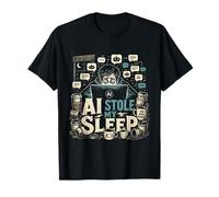 AI Stole My Sleep Prompt Engineer Developers Content Creator T-Shirt
