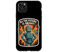AI The Future Is Bright Funny Anti Artificial Intelligence Case for iPhone 11 Pro Max