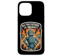 AI The Future Is Bright Funny Anti Artificial Intelligence Case for iPhone 13 Pro Max