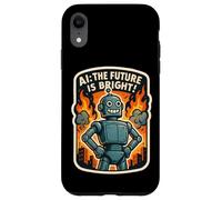AI The Future Is Bright Funny Anti Artificial Intelligence Case for iPhone XR