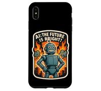 AI The Future Is Bright Funny Anti Artificial Intelligence Case for iPhone XS Max