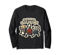 AI The Rise of The Machines Funny Artificial Intelligence Long Sleeve T-Shirt
