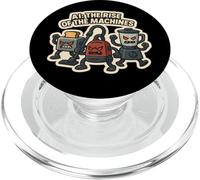 AI The Rise Of The Machines Funny Artificial Intelligence PopSockets PopGrip for MagSafe
