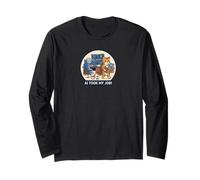 AI Took My Job Cat Funny Office Humor Robot Tech Long Sleeve T-Shirt