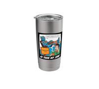 AI Took My Job Funny Programmer Robot Coding Tech Humor Stainless Steel Insulated Tumbler
