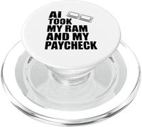 AI Took My RAM And My Paycheck Funny Tech Humor PopSockets PopGrip for MagSafe