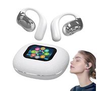 Ai Translating Ear Buds,2025 New Wireless Bluetooth Translation Earbuds Real Time Language Translator,144 Languages Bluetooth Translator Device,Translate Earbuds for Travel Business Learning (White)