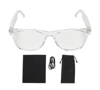 AI Translation Bluetooth Glasses, Video Real Time Translation Glasses, Support, AI Smart Eyeglasses with Over 100 Language Translator, Built in Microphone Speaker for Music Call