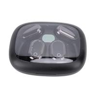 AI Translation Earbuds 140 Languages Freetalk Mode HIFI Sound Quality for High Speed Translation ABS 2 Earphones for Language Learning (Black)