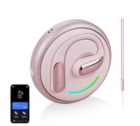 AI Translation Earbuds, 3-in-1 Buletooth 5.4 Real-Time Translator Earbuds with 134 Languages/6 Translation Modes/No Subscription Required, 40H Translator Headphones for Travel Business Learning-Pink