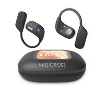 AI Translation Earbuds Real Time 144 Language Translator Earbuds Audifonos Traductores Inglés Español 4-in-1 Translate Device Bluetooth 5.4 48H Playtime for Business Meeting Travel Learning Black