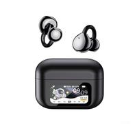AI Translation Earbuds Real Time, 144 Language Translator Earbuds, LCD Touch Versatile Audio For Travel/Business/Meeting/Learning(Black)