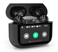 Ai Translation Earbuds Real Time 144-Language Translator Earbuds with Accent Support and 8-Language Offline Translator Device Two Way Translation Headphones for Language Learning Travel Business Black