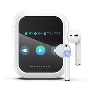 Ai Translation Earbuds Real Time 144 Languages & Accents Translator Earbuds with 8-Language Offline Translator Device Two Way, Auriculares de traducción for Language Learning Travel Business White