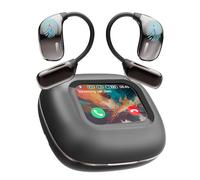 AI Translation Earbuds Real Time 144 Languages, LCD Touch Screen Open Ear Wireless Translator Earbuds, Audifonos Traductores Inglés Español, with APP Translating Device