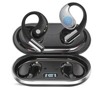 AI Translation Earbuds Real Time 144 Languages, OWS 3-in-1 Translator Earbuds, Auriculares Traductores de Idiomas HD Sound, Translating Earbud for Travel Business, iOS & Android Compatible (Black)