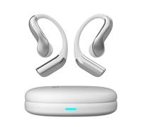 AI Translation Earbuds Real Time, 144 Languages Translator Earbuds, Bluetooth Open-Ear Translating Earbuds with 30H Playtime, Instant Voice Translator Device for Travel, Business, Learning, White