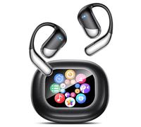AI Translation Earbuds: Real-Time 144 Languages Translator Earphones, Audifonos Traductores Inglés Español, Bluetooth 6.1, OWS Open Ear & LCD Touch, Ideal for Travelers, Business & Language Learners