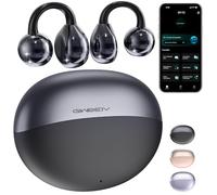 AI Translation Earbuds Real Time, 164 Language Translator Earbuds, 3-in-1 Wireless Clip on Earbuds, Bluetooth 5.4 Headphones, Translating Device for Travel Business Learning (Black)