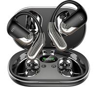 AI Translation Earbuds Real Time, 3-in-1 Translator Earbuds 164 Languages & Accents, Audifonos Traductores Inglés Español,Open Ear Wireless Headphones with Charging Case fit iOS & Android (Black)