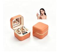 AI Translation Earbuds Real Time,audifonos Traductores Inglés Español 164 Languages AI Translator Ear Buds 90H Playtime Bluetooth Translating Earbuds w/LED Display&Mirror,forTravel BusinessLearning