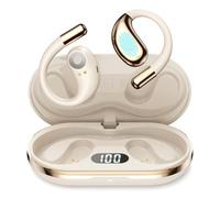 AI Translation Earbuds Real Time: Bluetooth 6.0 Translator Earbuds Support 156 Languages 6 Translation Modes with App - Open Ear Headphones Wireless Ear Buds Ultra-Comfort for Business Travel Leaning