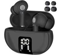 AI Translation Earbuds Real Time English-Spanish Translator Headphones 144 Languages Two-Way Translating Wireless Earphones Bluetooth Translator for Travel Business Meeting Learning (in-Ear/Black)