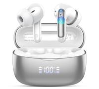 AI Translation Earbuds Real Time with Audio and Video Calls, 164 Language/7 Translation Modes Translator Earbuds Bluetooth 5.4 with APP, 48H AI Ear Buds Translator Device for Business/Learning, White