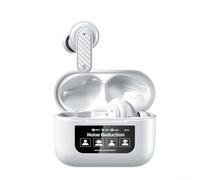 AI Translation Earpiece 144 Languages Dual Mic Mute(White)