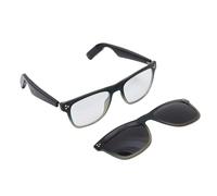 AI Translation Glasses, Smart Glasses Bluetooth V5.3, Touch and Voice Control, with Mic Speaker, Support Music Calling Remote Photography Blue Light Filtering