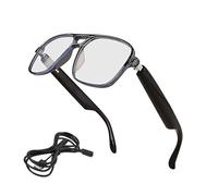 AI Translation Glasses, Smart Glasses for Travel, Driving & Meetings, Intelligent Glasses for Men and Women with Voice Calls & Video Support, blue, Siehe Beschreibung