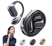 AI Translation Wireless Bluetooth 5.4 Headphones, Support 140 Languages Translation Real Time Translator Earbuds, Support Playing Music Phone Calls for Outdoor Commuting And Exercise (Black)