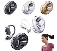 Ai Translation Wireless OWS Bluetooth 5.4 Headphones,Translation Earbuds Real Time, Support 135 Languages Translation Real Time Translator Earbuds,Compatible With Ios and Android (2PCS(Black+White))