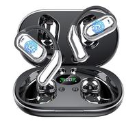 AI Translator Earbuds Real-Time, 3-in-1 Ultra Open Ear Bluetooth Headphone Translator 144 Languages & Accents, with Charging Case for Travel & Learning & Business Negotiation, iOS & Android Compatible