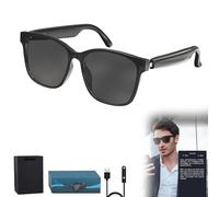 AI Translator Glasses, C8 Real Time Language Translator Device, Lentes Inteligentes Support 75 Languages, Open Ear Music & HD Calling, AI Smart Bluetooth Glasses for Travel, Business (Black)