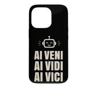 AI Veni Vidi Vici Robot Tech Conqueror Case for iPhone 13 Pro