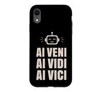 AI Veni Vidi Vici Robot Tech Conqueror Case for iPhone XR